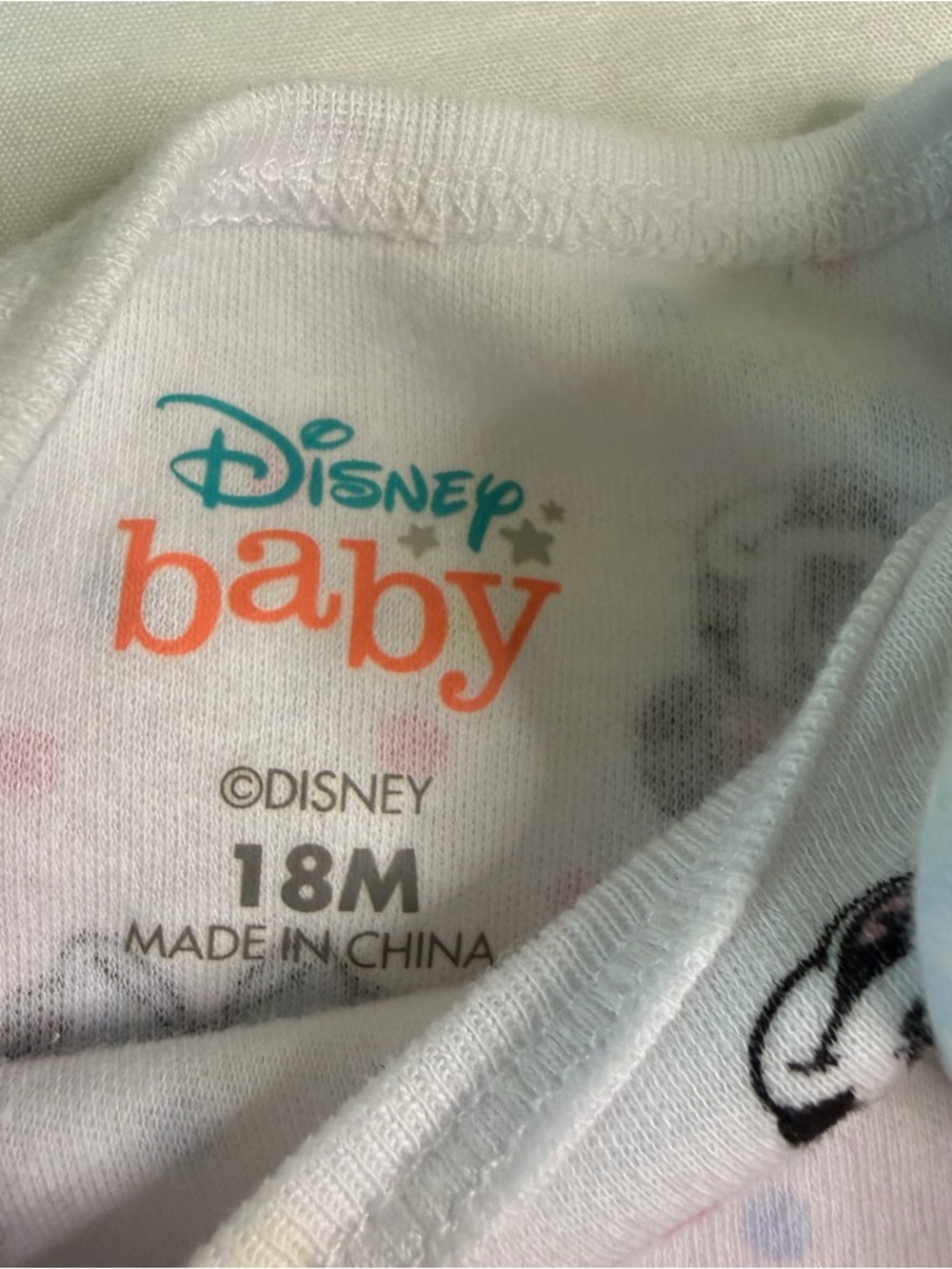 Disney Minnie Mouse Pink & White Girls One-Piece‎ Bodysuits - 3-Pack - Picture 6 of 7